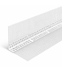 Profil PVC cu plasa fibra de sticla 10 x 10 cm, 2.5 metri